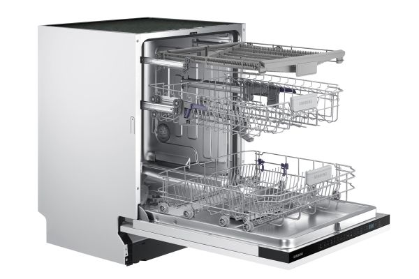 Samsung DW60M6070IB - Opvaskemaskine - til indbygning - Niche - bredde: 60 cm - dybde: 58 cm - højde: 82 cm - hvid billede 4