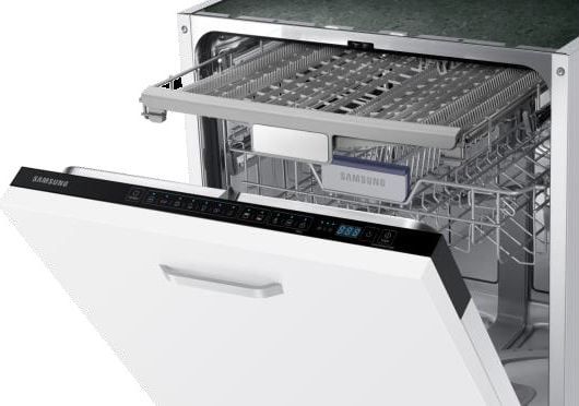 Samsung DW60M6070IB - Opvaskemaskine - til indbygning - Niche - bredde: 60 cm - dybde: 58 cm - højde: 82 cm - hvid