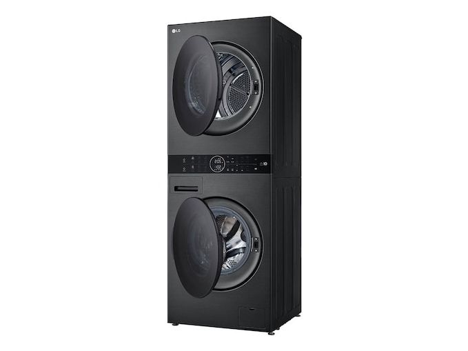LG WashTower vaskemaskine/tørretumbler WT1210BBF (Sort)