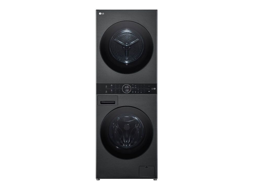 LG WashTower vaskemaskine/tørretumbler WT1210BBF (Sort)