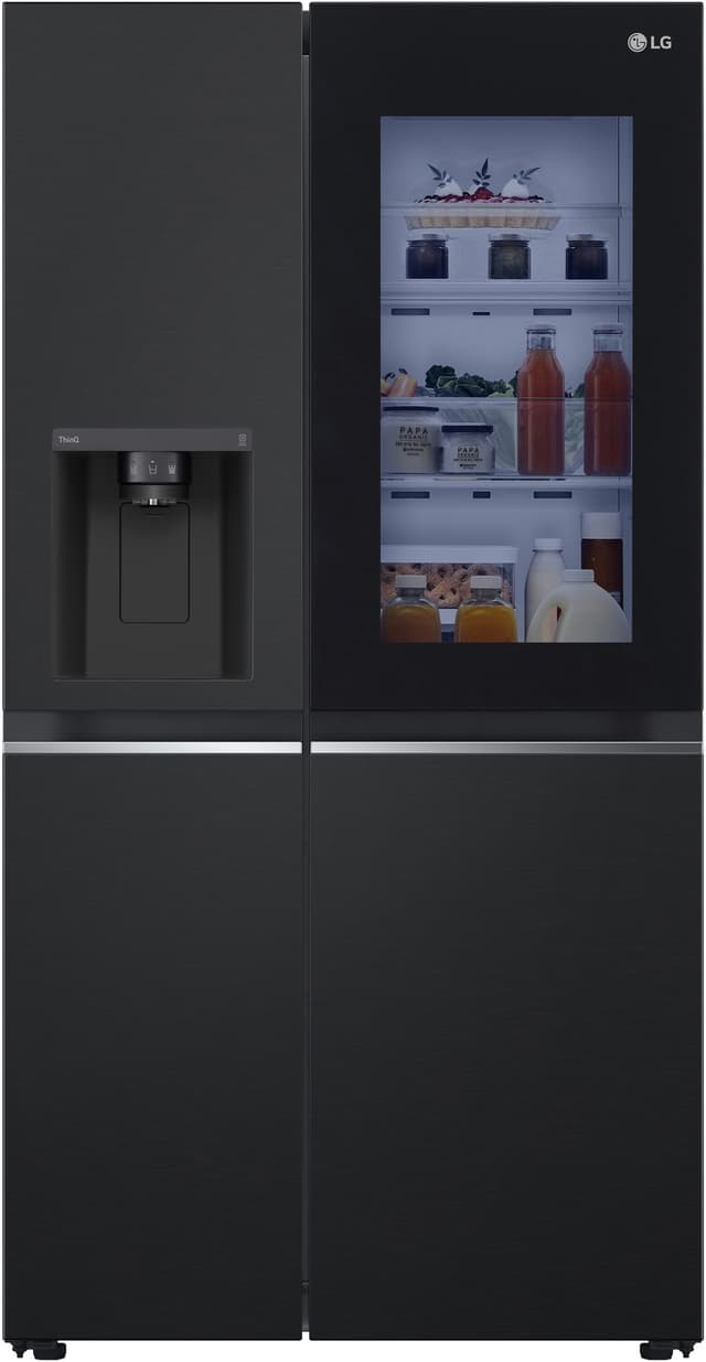 LG InstaView Side-by-side GSGV80EPLD (sort) billede 1