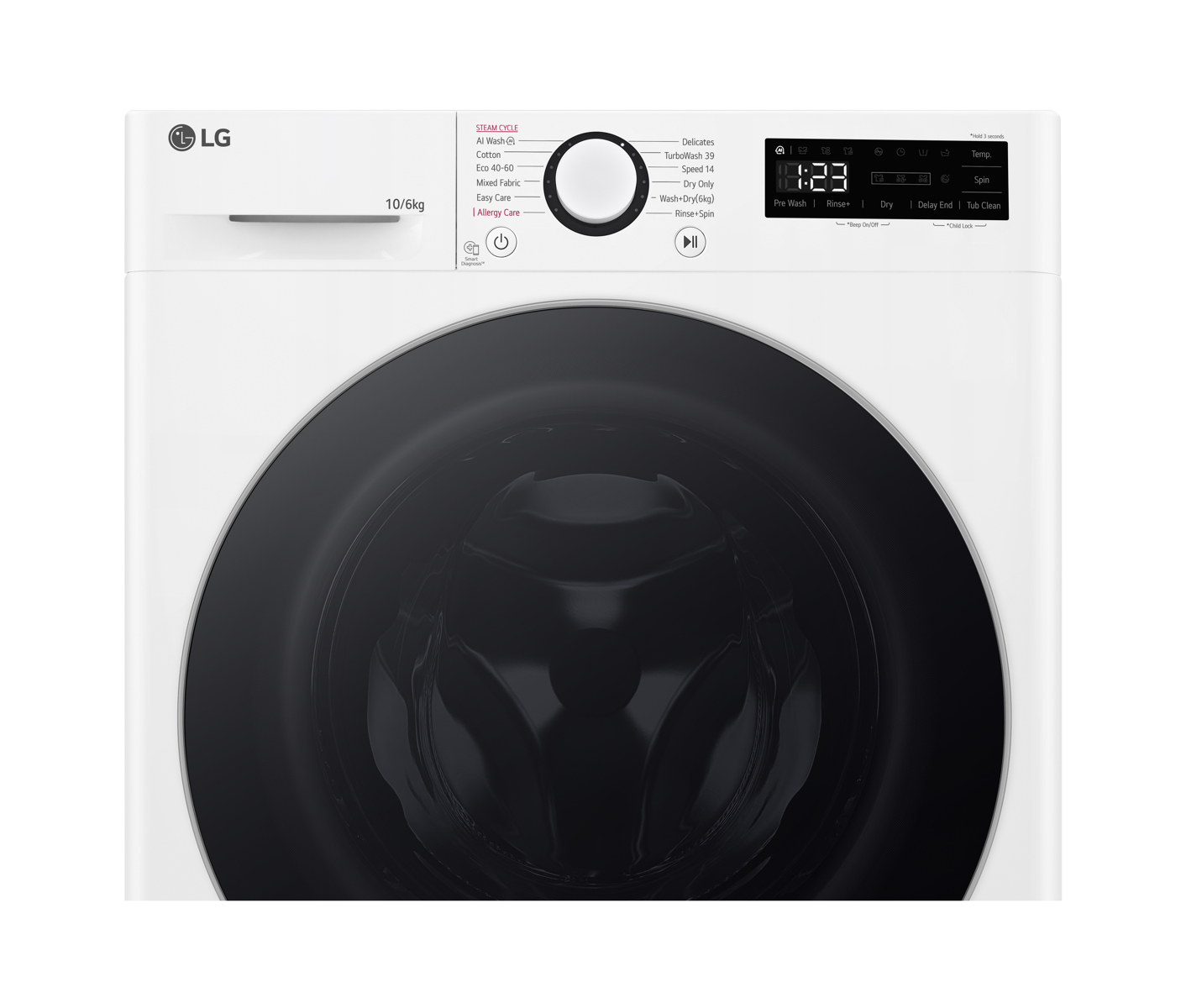 LG F4Y5RRP1WY Vaske-tørremaskine billede 6