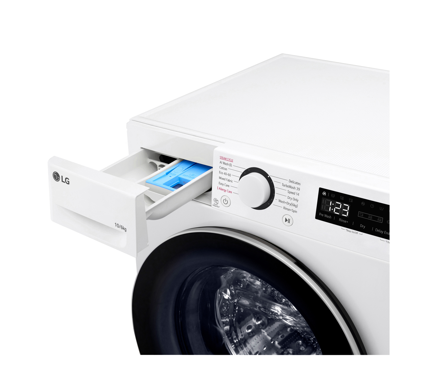 LG F4Y5RRP1WY Vaske-tørremaskine billede 4