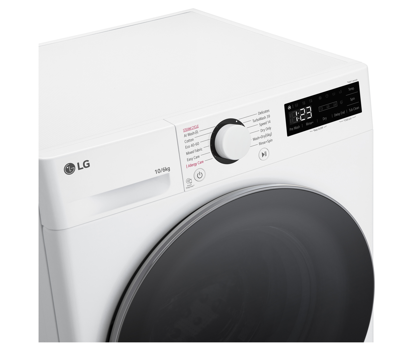 LG F4Y5RRP1WY Vaske-tørremaskine billede 7