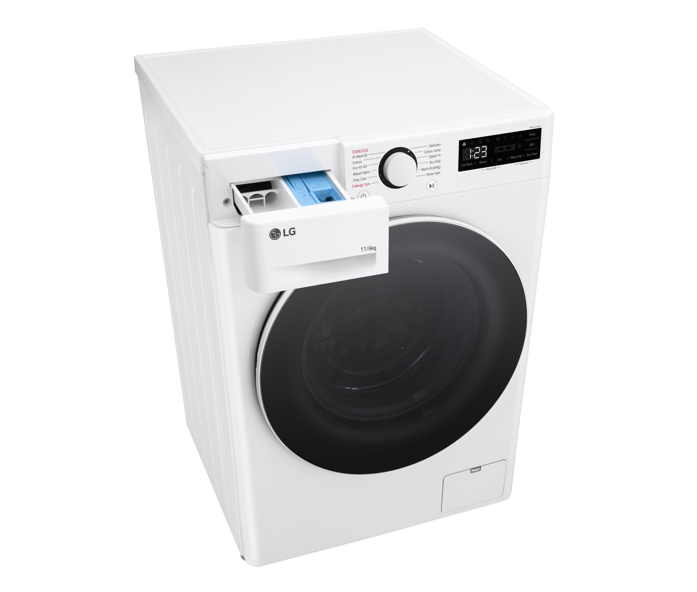 LG F4Y5ERP0W Vaske-tørremaskine billede 6