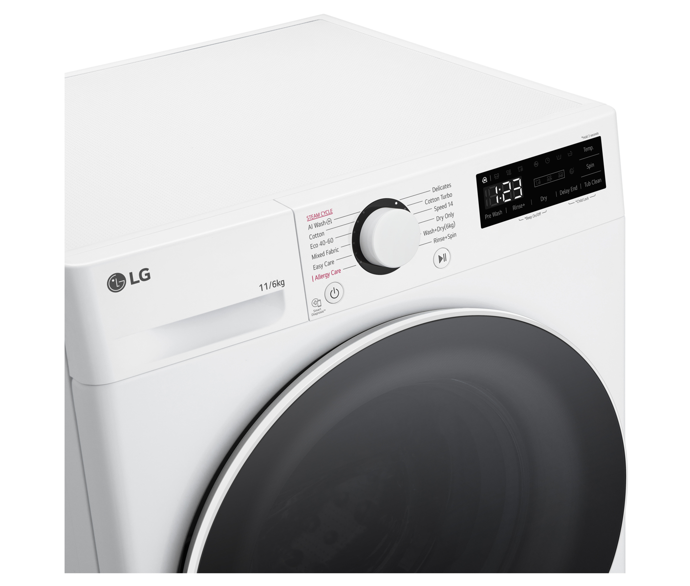 LG F4Y5ERP0W Vaske-tørremaskine billede 9