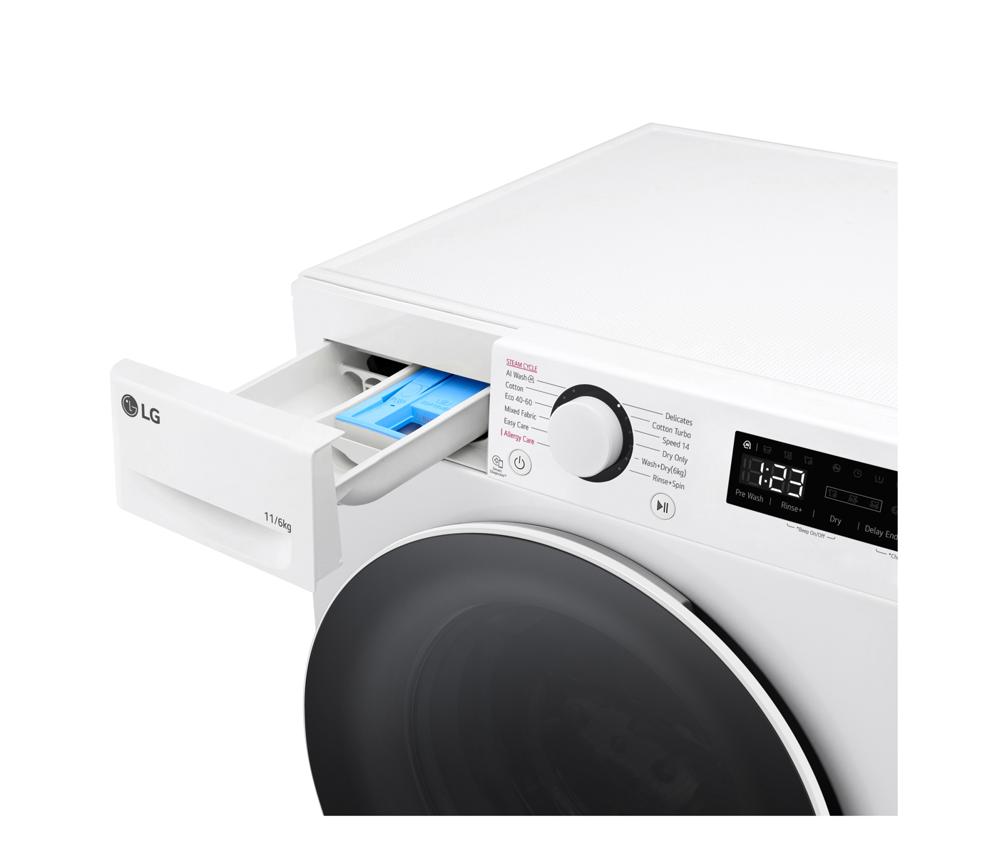 LG F4Y5ERP0W Vaske-tørremaskine billede 4