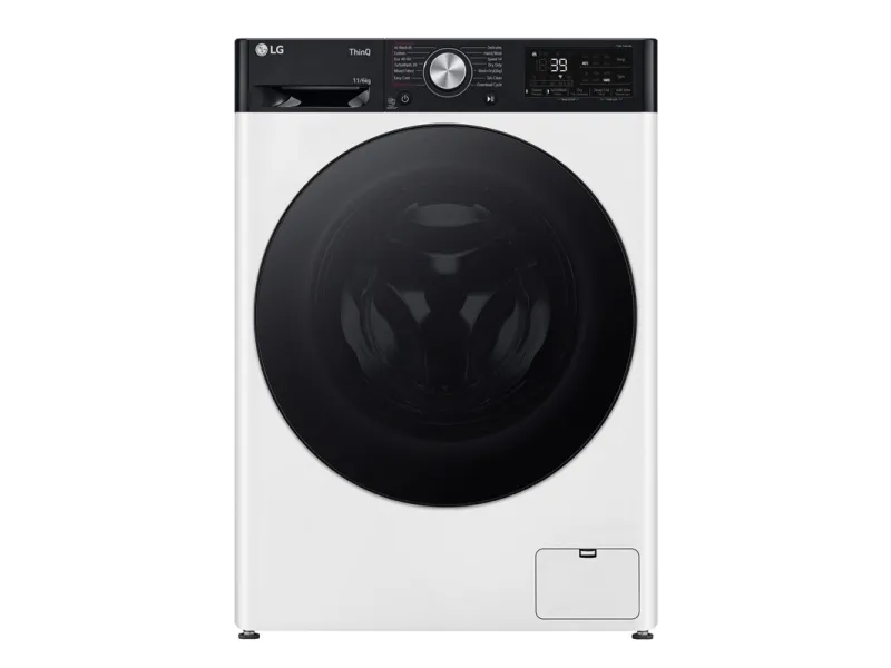 LG Serie R7 F4DR711S2H - Vaske-/ tørremaskine - Wi-Fi - bredde: 60 cm - dybde: 62 cm - højde: 85 cm - frontbetjening - 11 kg - 1400 rpm - hvid billede 3