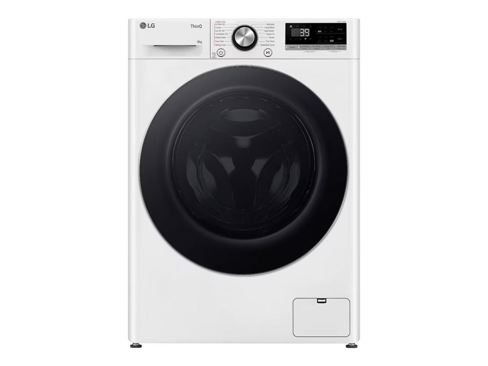 LG Serie R7 F2WR708S3W - Vaskemaskine - Wi-Fi - bredde: 60 cm - dybde: 53.5 cm - højde: 85 cm - frontbetjening - 8 kg - 1200 rpm - hvid