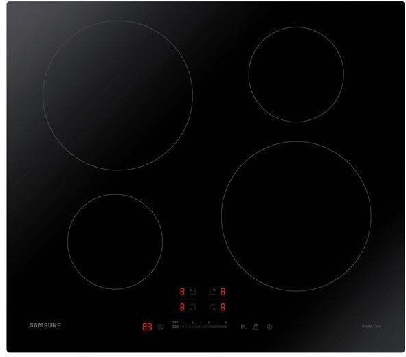 Samsung NZ64H37070K, Sort, Indbygget, Zone induktionskogeplade, Keramisk, 4 zone(s), 4 zone(s)