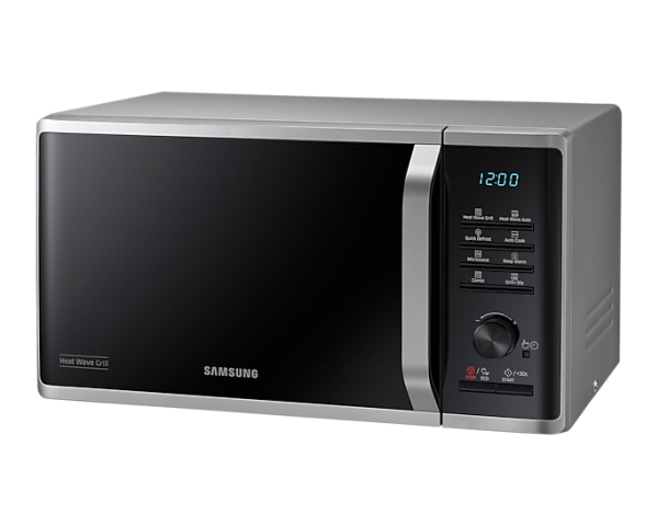 Samsung MG23K3575AS/EO, Bordplade, Grill mikroovn, 23 L, 800 W, Indbygget skærm, LED