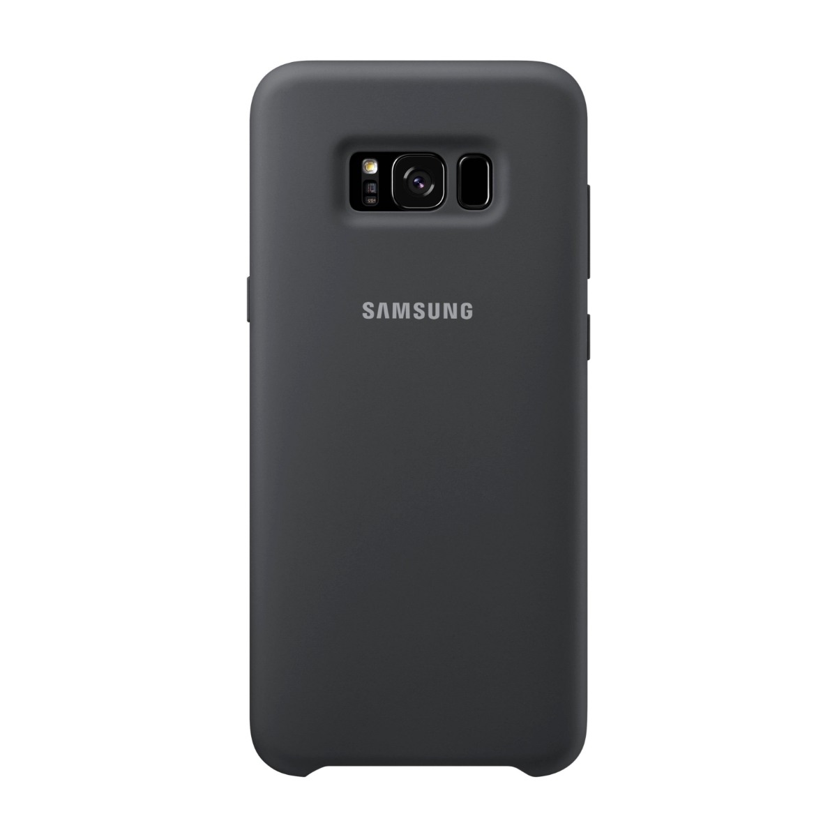 Samsung Silicone Cover Galaxy S8+ sl/gy billede 1
