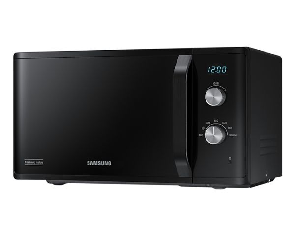 Samsung MW3500K, Bordplade, Solo mikroovn, 23 L, 800 W, Knapper, Dreje, Sort
