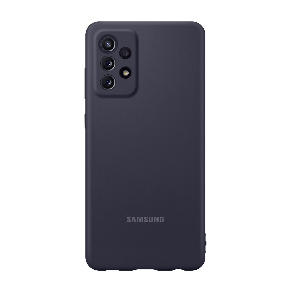 Samsung Galaxy A72 silicone cover, sort billede 1