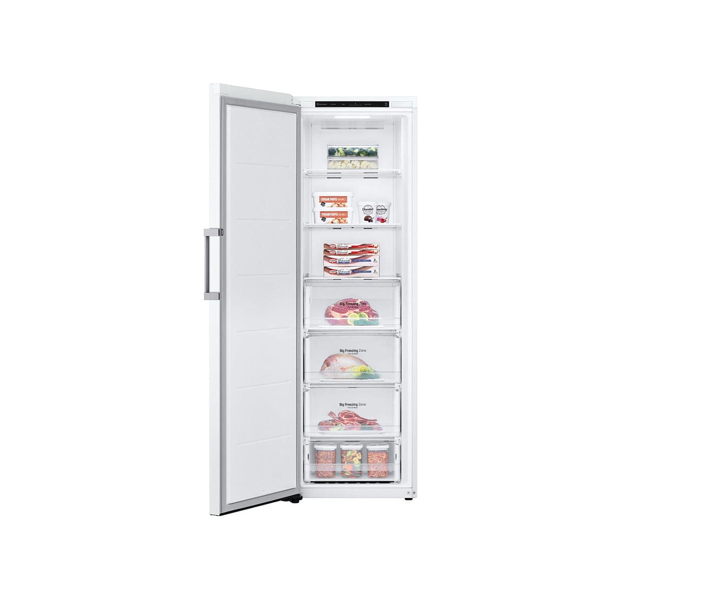 LG GFT41SWGSZ Fritstående fryseskab