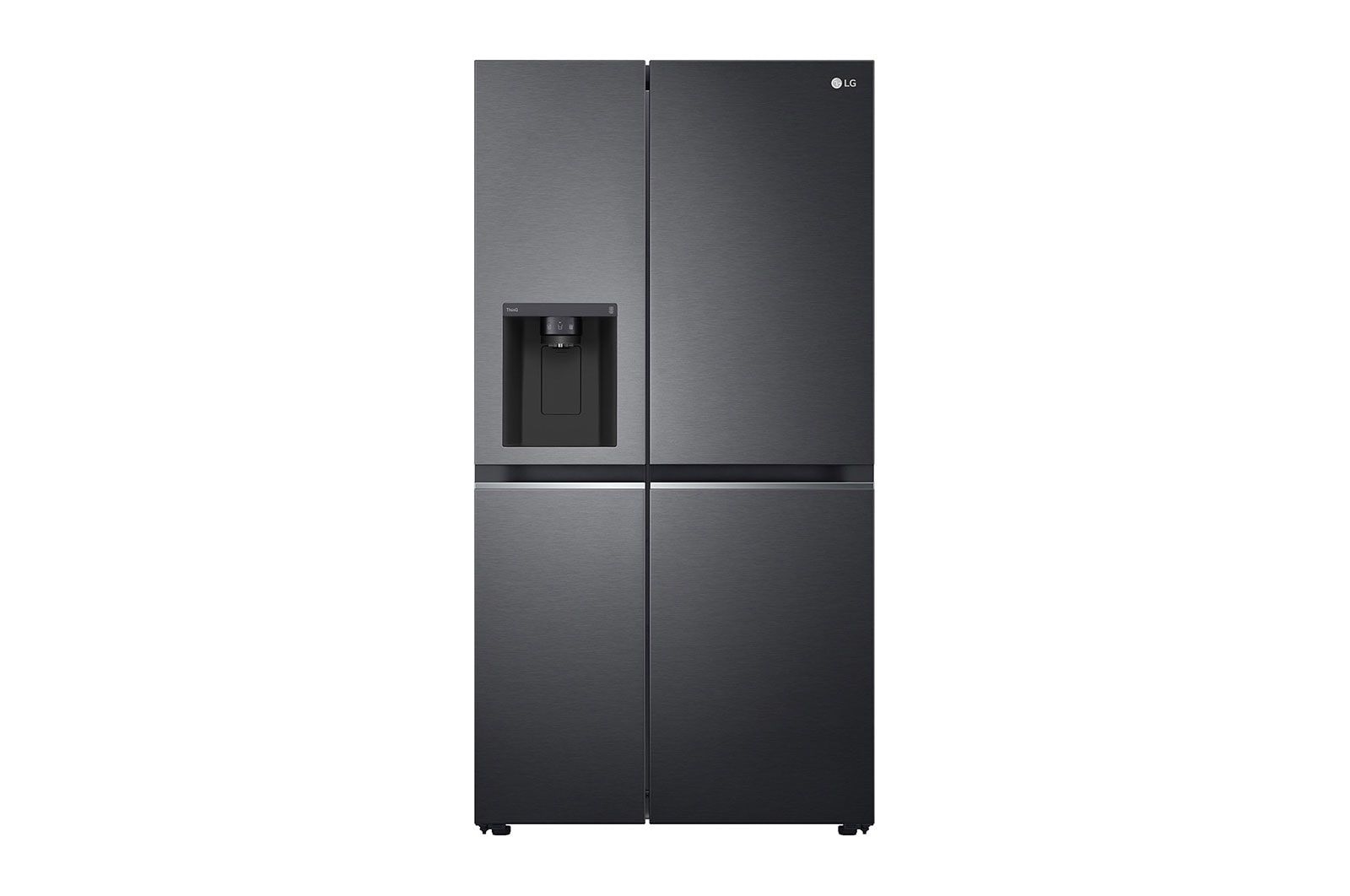 LG GSLV71MCTE, Fritstående, Amerikansk dør, Sort, LED, Indvendig, 635 L billede 1