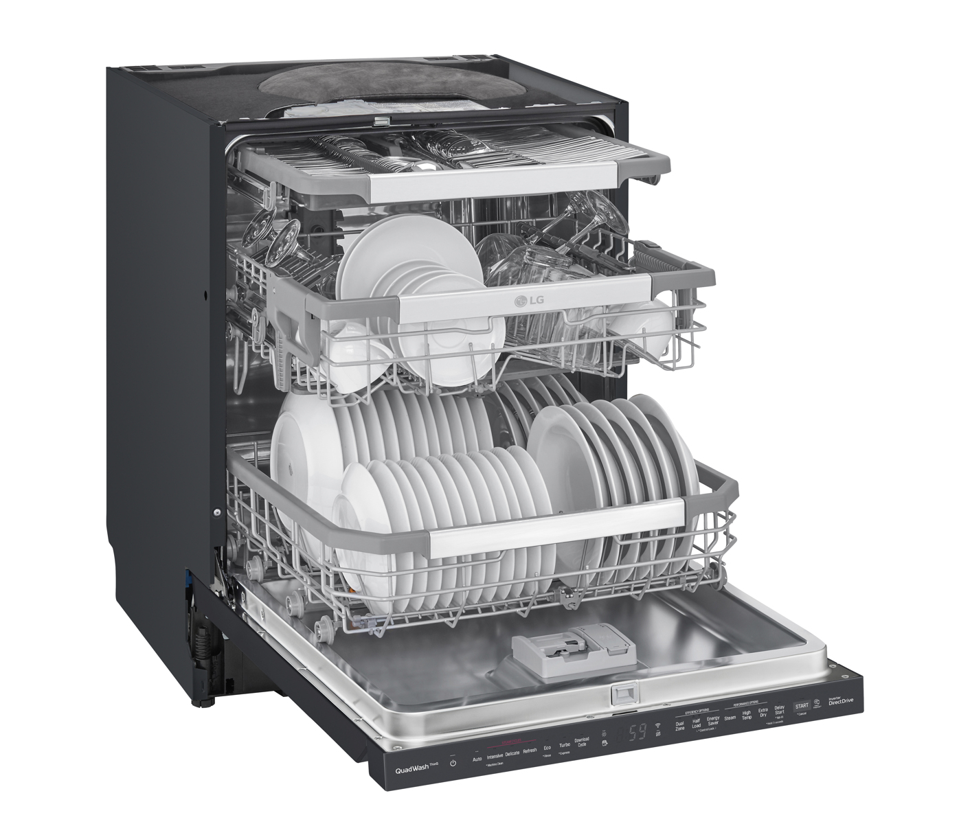 LG SDU557HM Opvaskemaskine billede 4