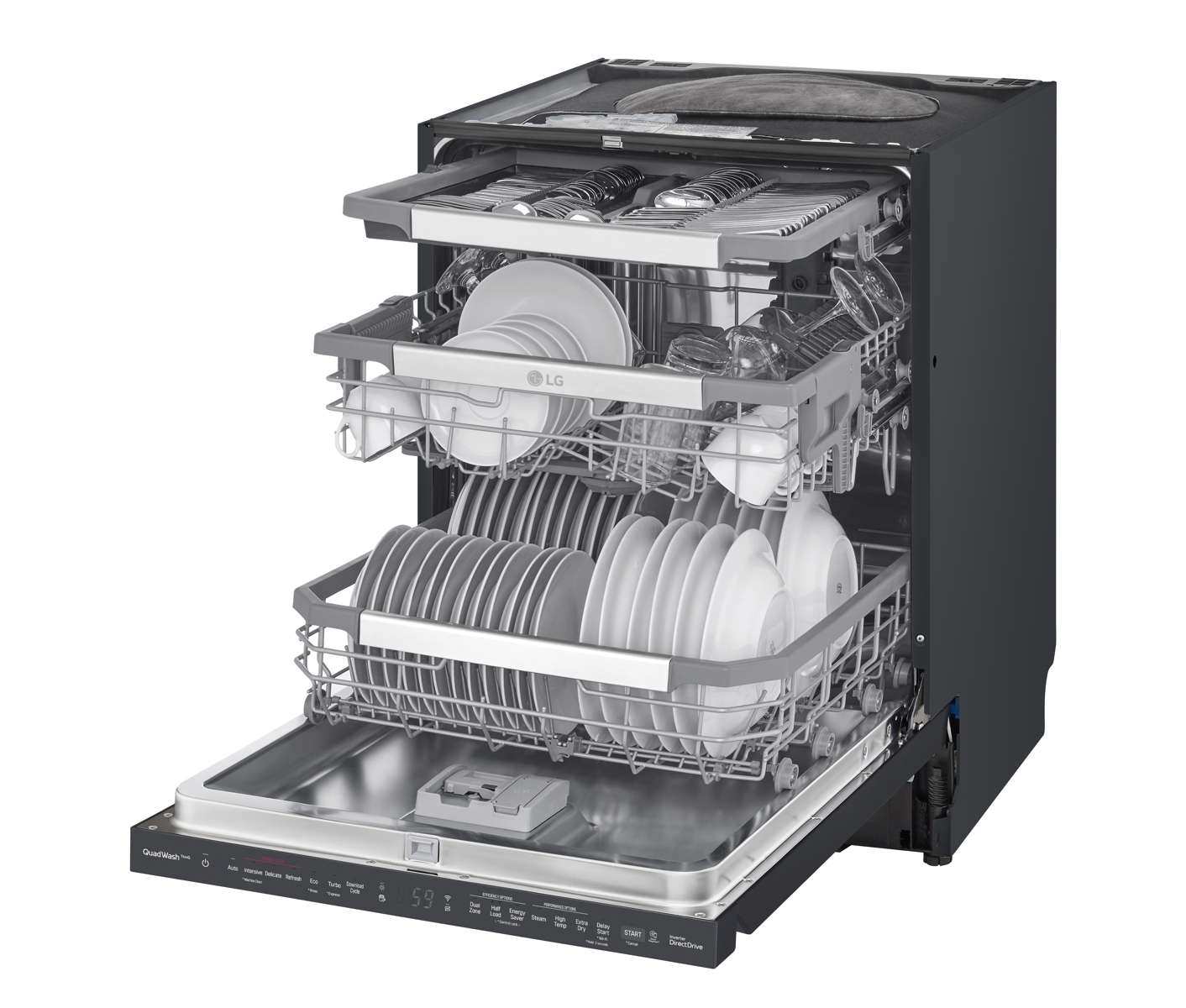 LG SDU557HM Opvaskemaskine billede 6