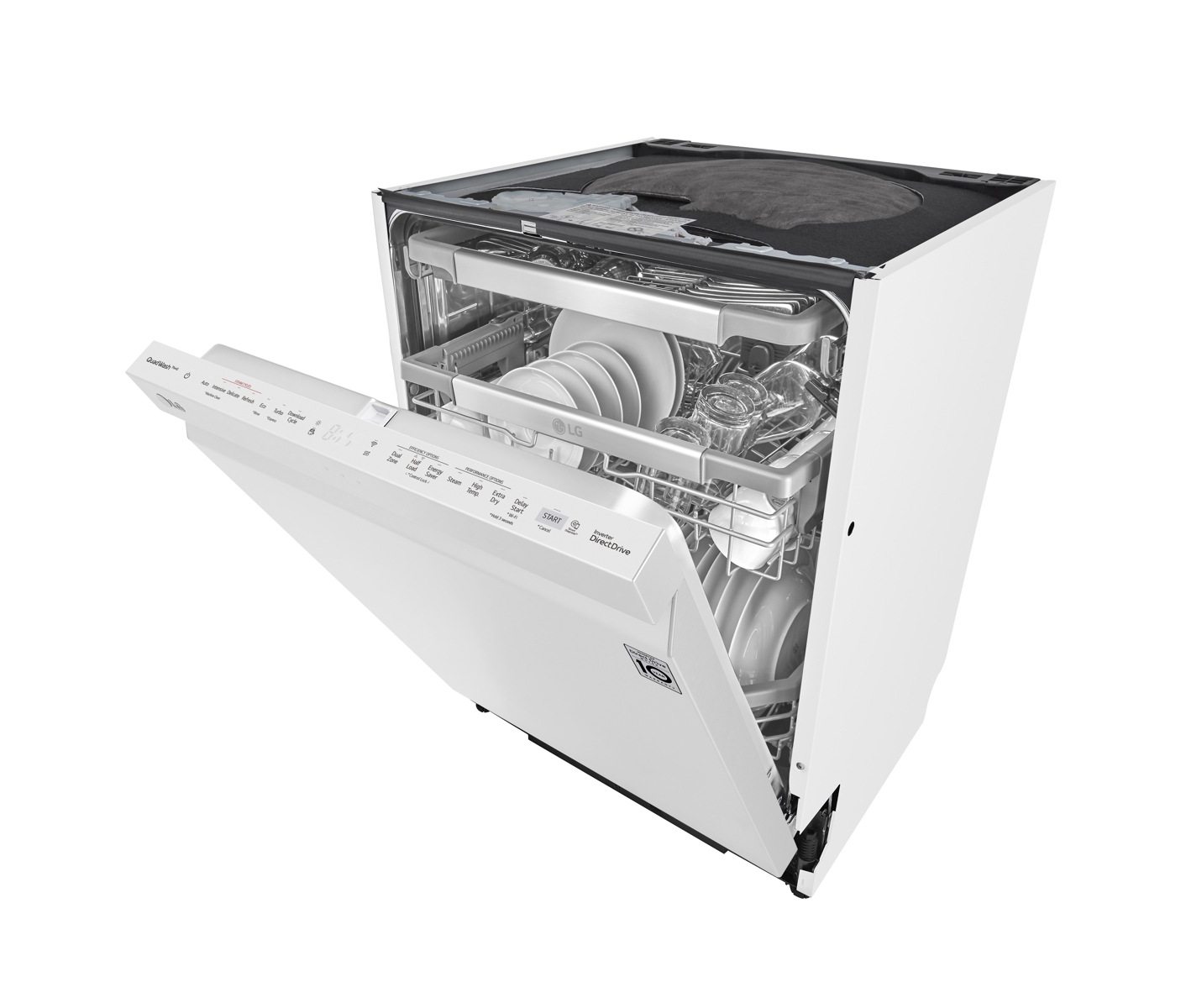 LG SDU5571HW Opvaskemaskine med damp