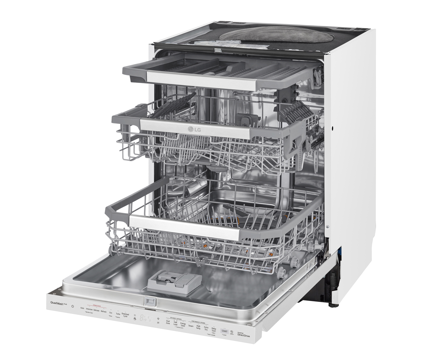 LG SDU5571HW Opvaskemaskine med damp