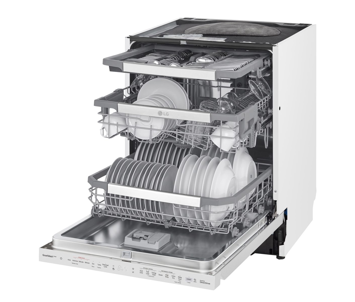 LG SDU5571HW Opvaskemaskine med damp