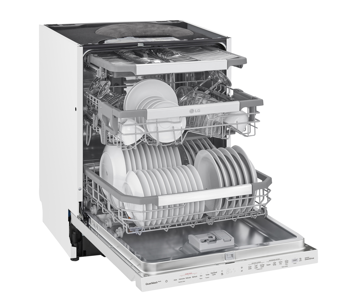 LG SDU5571HW Opvaskemaskine med damp