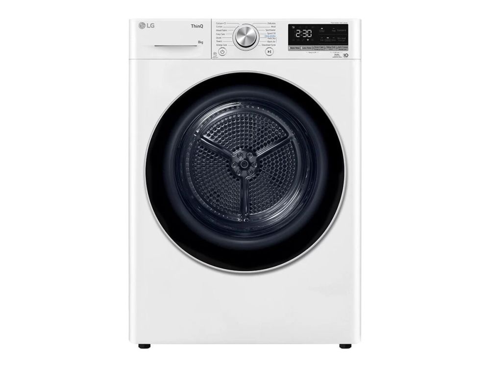 LG RH80V9AV3N - Tørremaskine - Wi-Fi - bredde: 60 cm - dybde: 66 cm - højde: 85 cm - frontbetjening - hvid