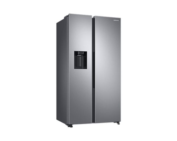 Samsung RS8000NC RS6GA884CSL - Køleskab/fryser - side-by-side med vanddispenser, isdispenser - bredde: 91.2 cm - dybde: 71.6 cm - højde: 178 cm - 635 liter - Klasse C - rustfritstål look