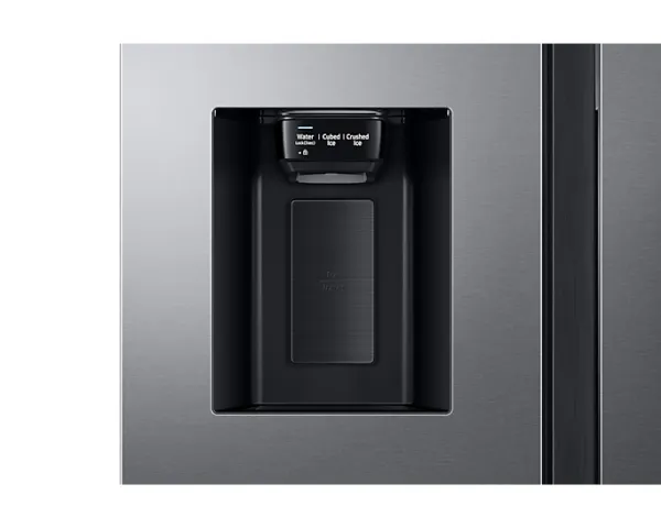 Samsung RS8000NC RS6GA884CSL - Køleskab/fryser - side-by-side med vanddispenser, isdispenser - bredde: 91.2 cm - dybde: 71.6 cm - højde: 178 cm - 635 liter - Klasse C - rustfritstål look