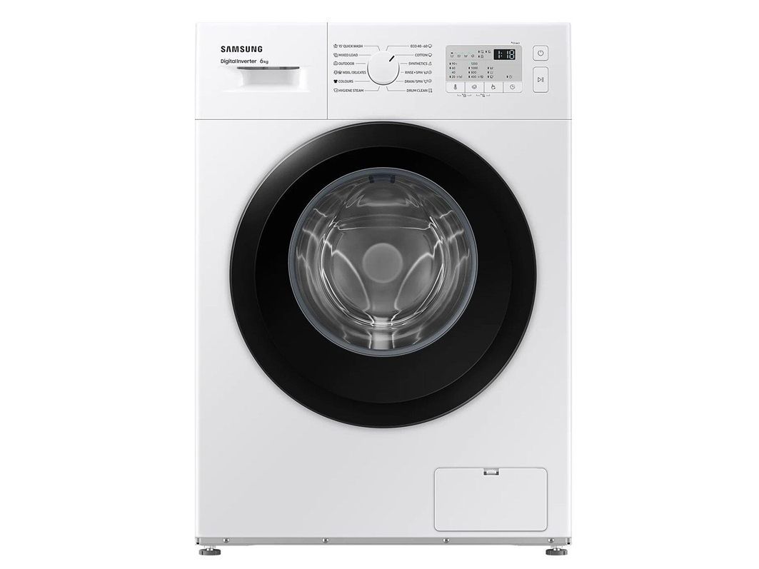Samsung WW3000AM WW60A3120BH - Vaskemaskine - bredde: 59.5 cm - dybde: 40 cm - højde: 85 cm - frontbetjening - 6 kg - 1200 rpm - hvid billede 2