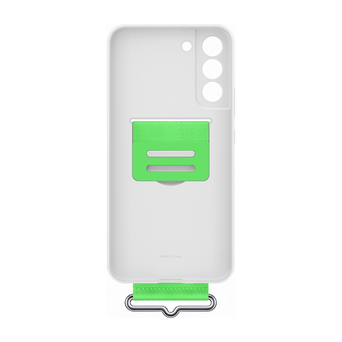 Samsung Galaxy S22+ Silicone Cover Strap, hvid billede 4