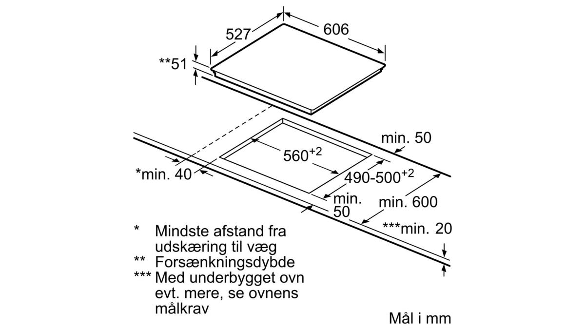 Samsung NZ64B5066FK/U1 Induktionskogeplade billede 5