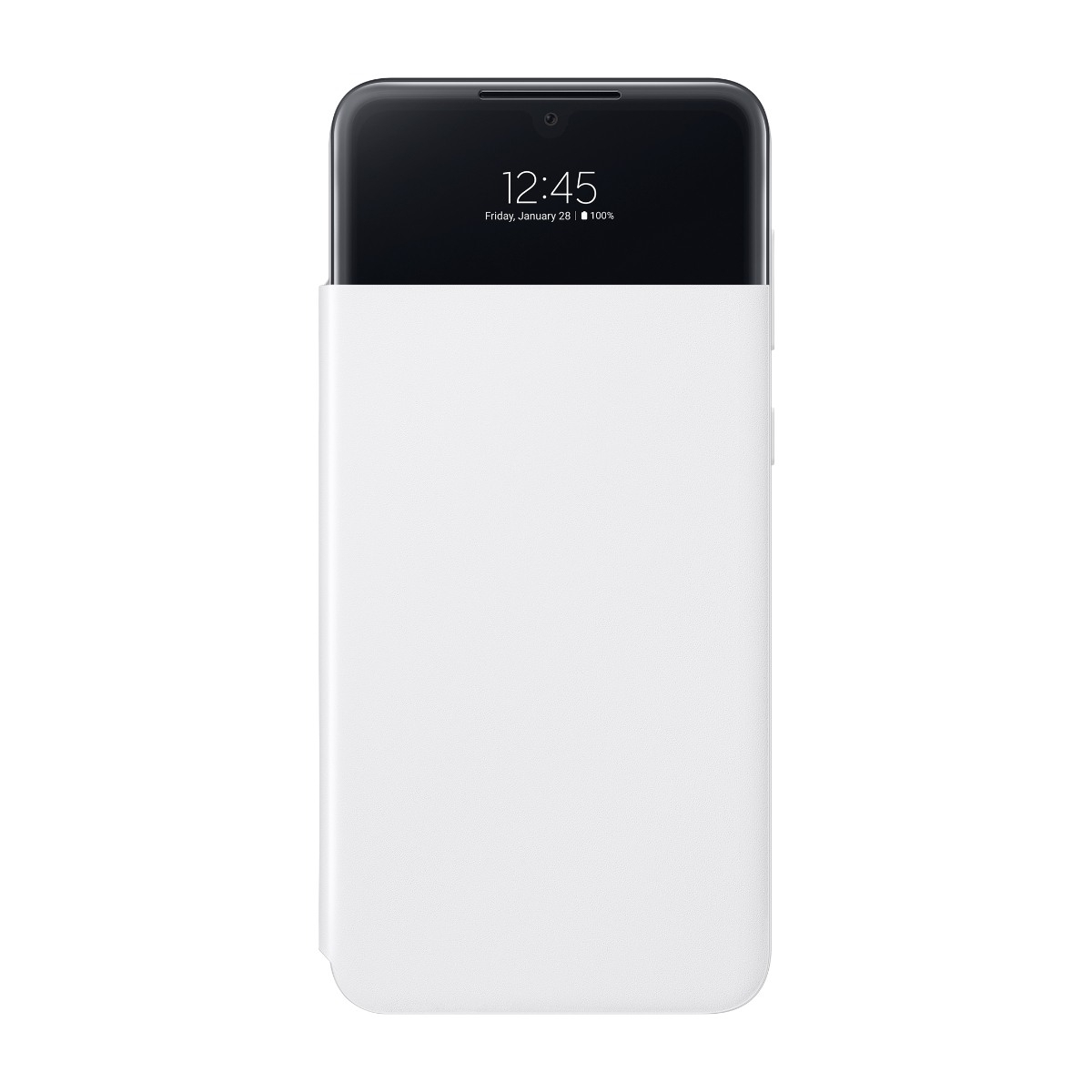 Samsung Galaxy A33 5G S View tegnebogscover, hvid billede 1