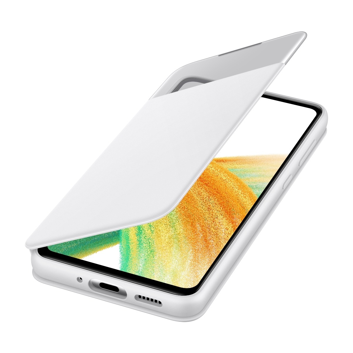 Samsung Galaxy A33 5G S View tegnebogscover, hvid billede 4