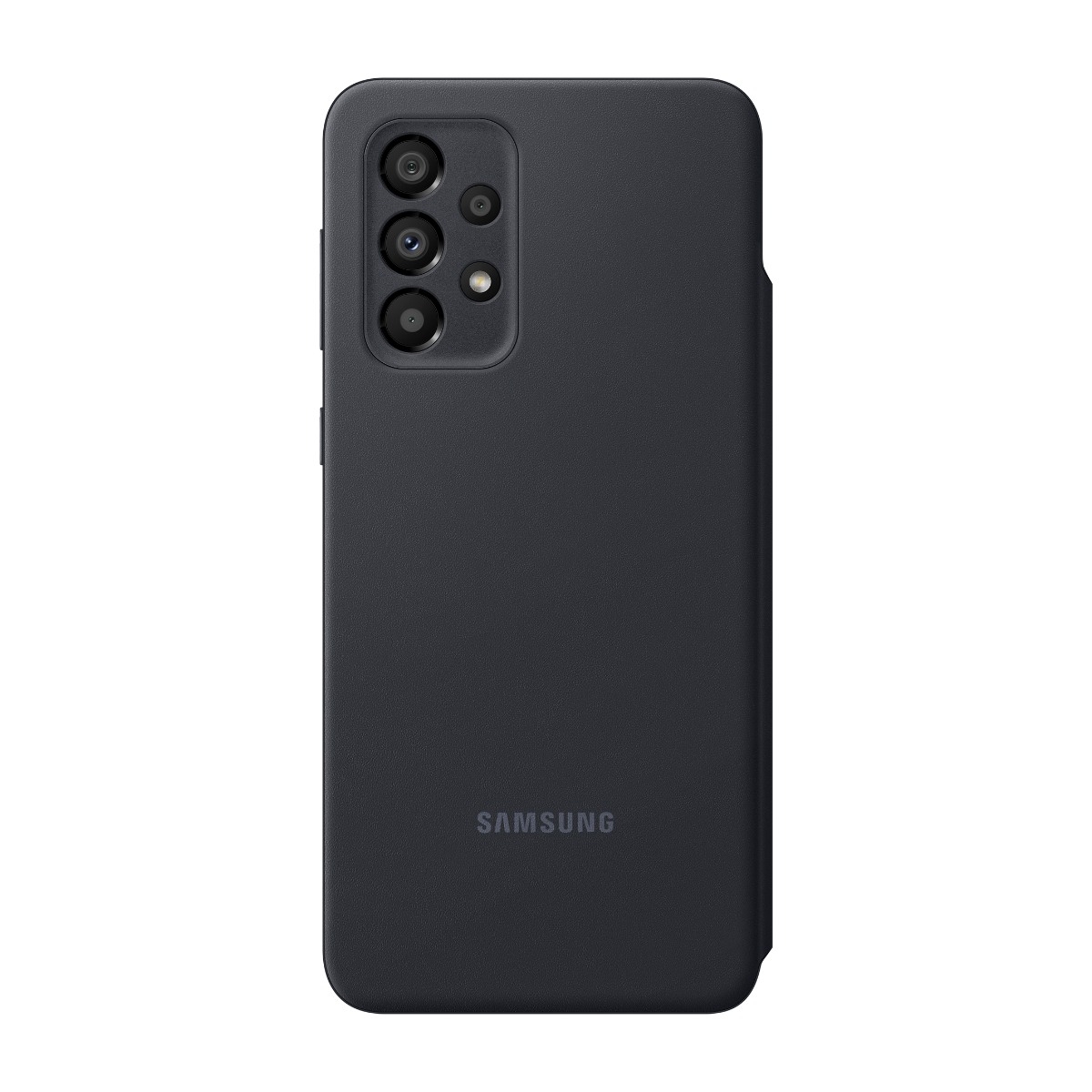 Samsung Galaxy A33 5G S View tegnebogscover, sort billede 2