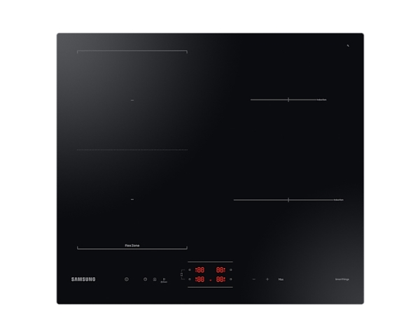 Samsung NZ8500BM, Sort, Indbygget, Zone induktionskogeplade, Keramisk, 4 zone(s), 4 zone(s)