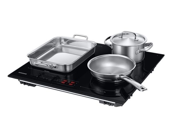 Samsung NZ64B5046GK, Sort, Indbygget, 59 cm, Zone induktionskogeplade, Glas, 4 zone(s)