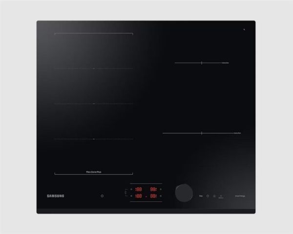 Samsung NZ64B6058GK, Sort, Indbygget, 59 cm, Zone induktionskogeplade, Glas, 4 zone(s) billede 1