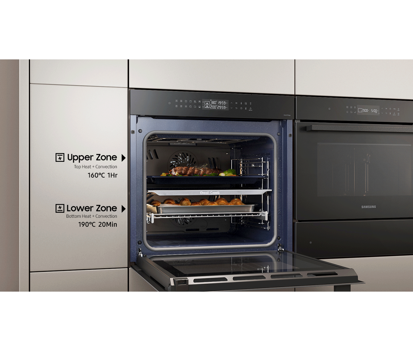 Samsung NV7B44509AK Indbygningsovn billede 3
