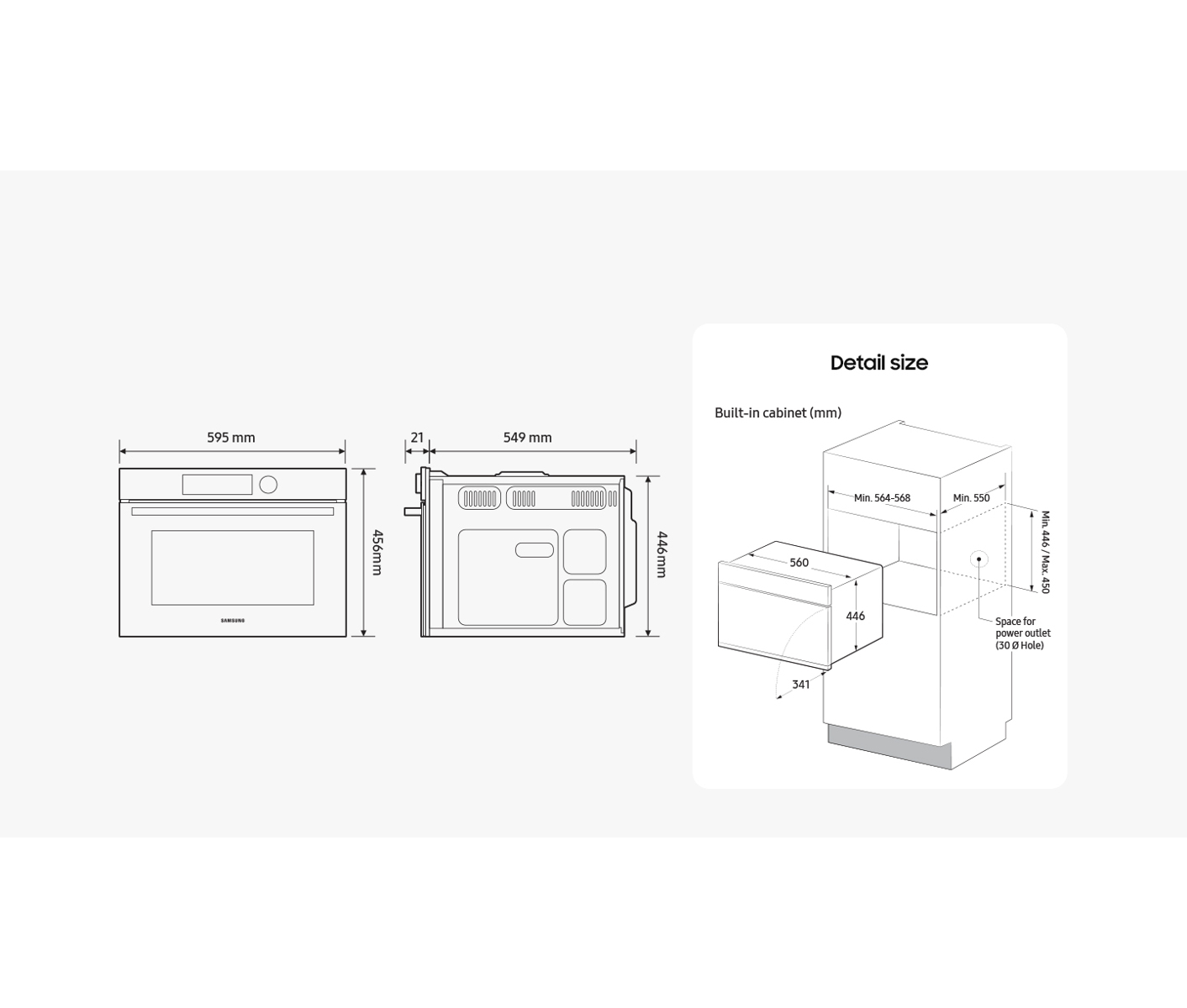 Samsung 4 Series NQ5B4553FBK/U1 kompaktovn