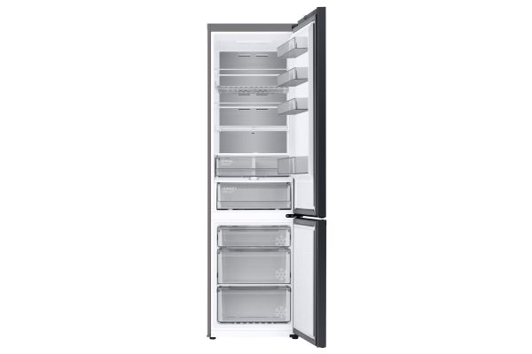 Samsung RB38C7B6BB1, 387 L, SN-T, 8 kg/24t, B, Frisk zone, aflukke, Sort