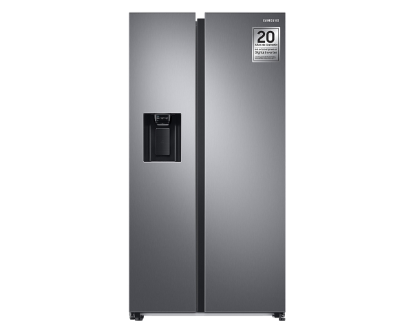 Samsung RS68CG852DS9, Indbygget/Fritstående, Amerikansk dør, Rustfrit stål, Indvendig, Hærdet glas, 634 L