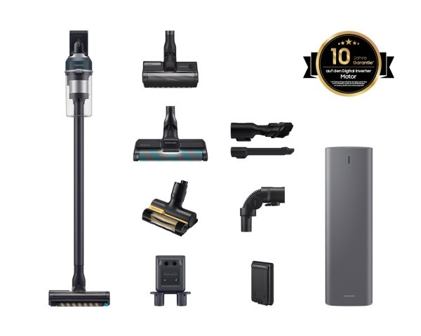 Samsung VS20C85G4PB, 2-i-1 stangstøvsuger, Poseløs, Blå, Rektangulær, Dry, mikro billede 1