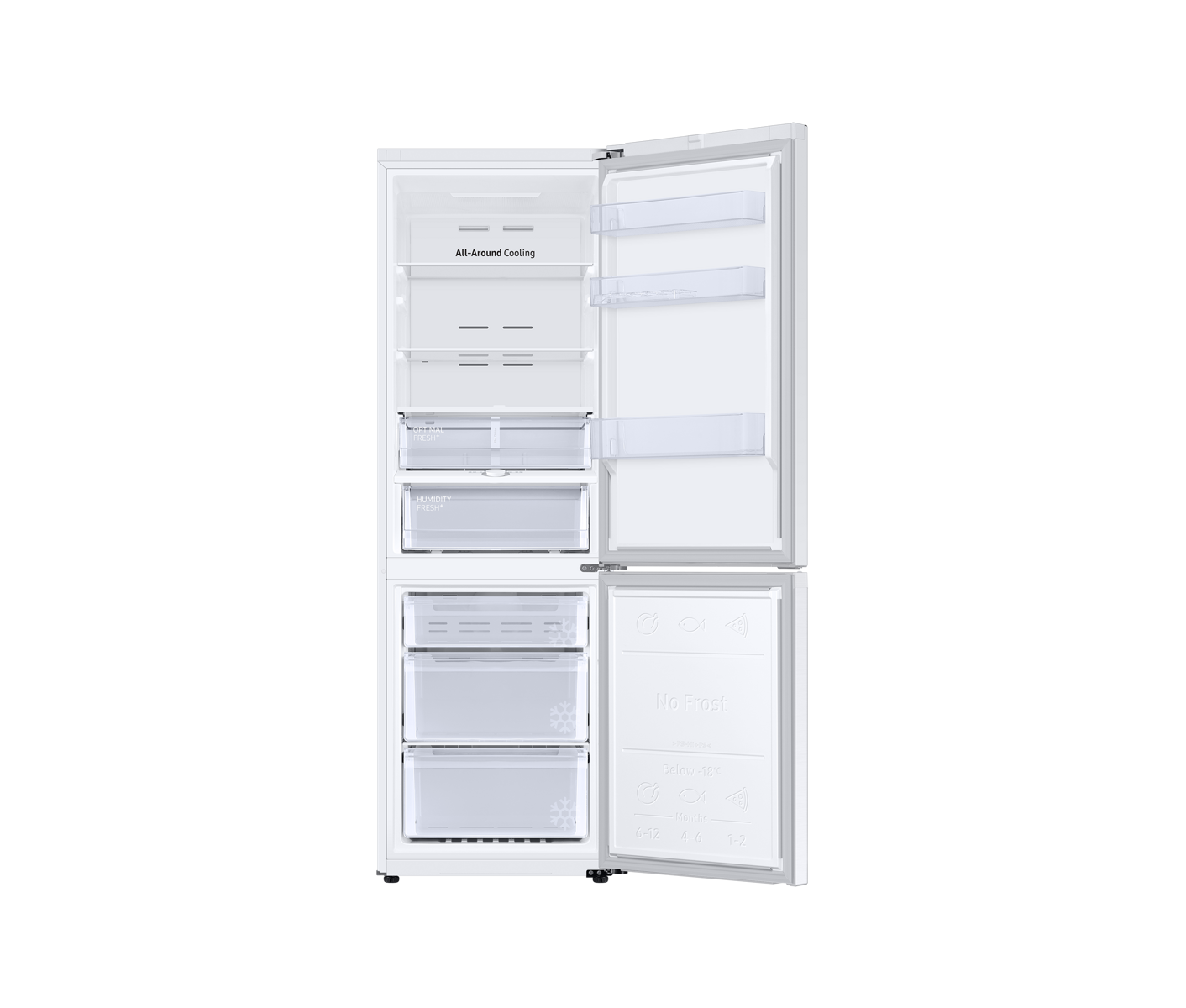 Samsung RB34C603CWW/ef Køle-fryseskab billede 3