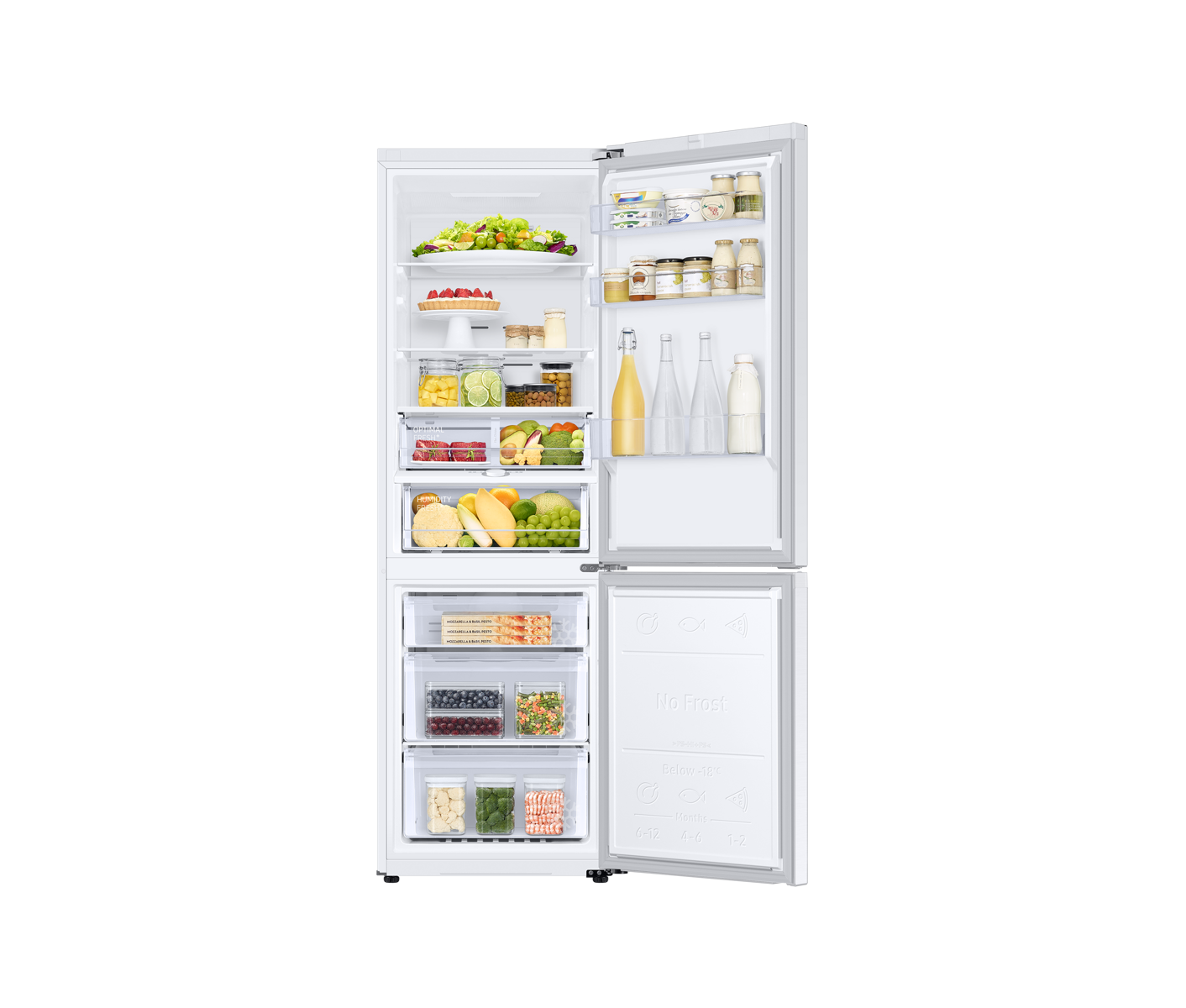 Samsung RB34C603CWW/ef Køle-fryseskab billede 2