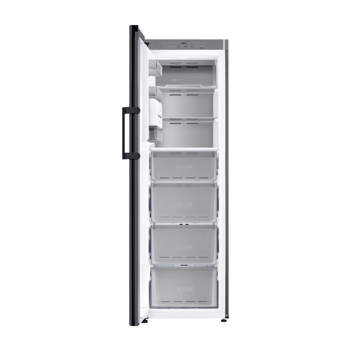 Samsung Bespoke RZ32B76C622/EF fryser, Clean Black billede 4