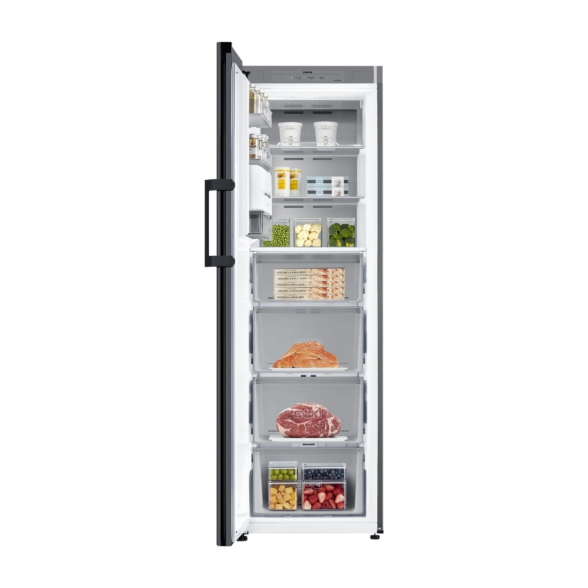 Samsung Bespoke RZ32B76C622/EF fryser, Clean Black billede 7