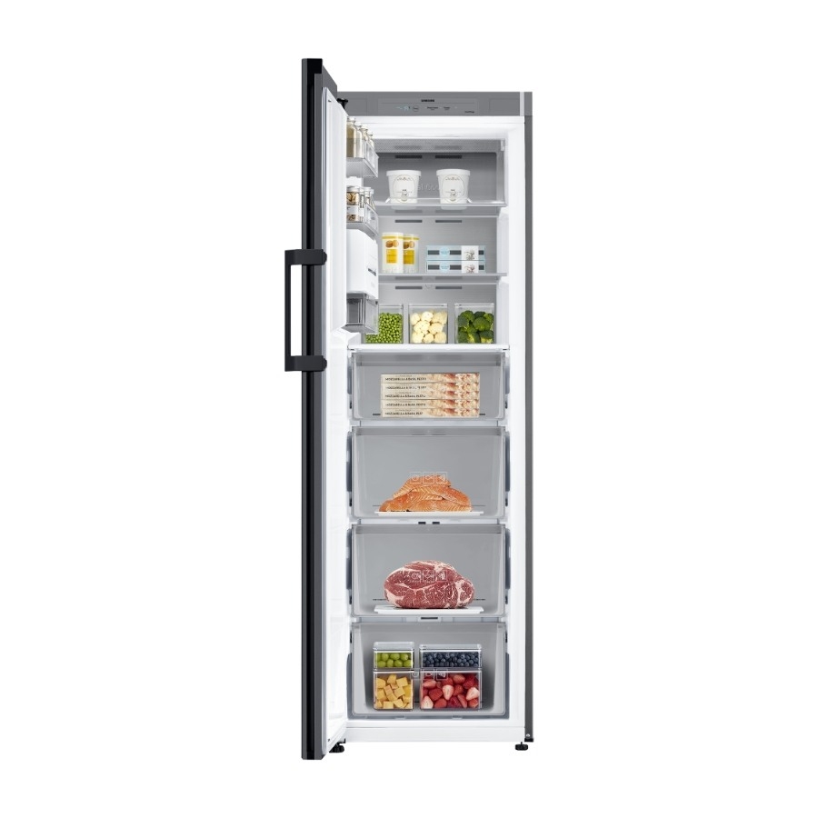 Samsung Bespoke RZ32B76C622/EF fryser, Clean Black billede 9