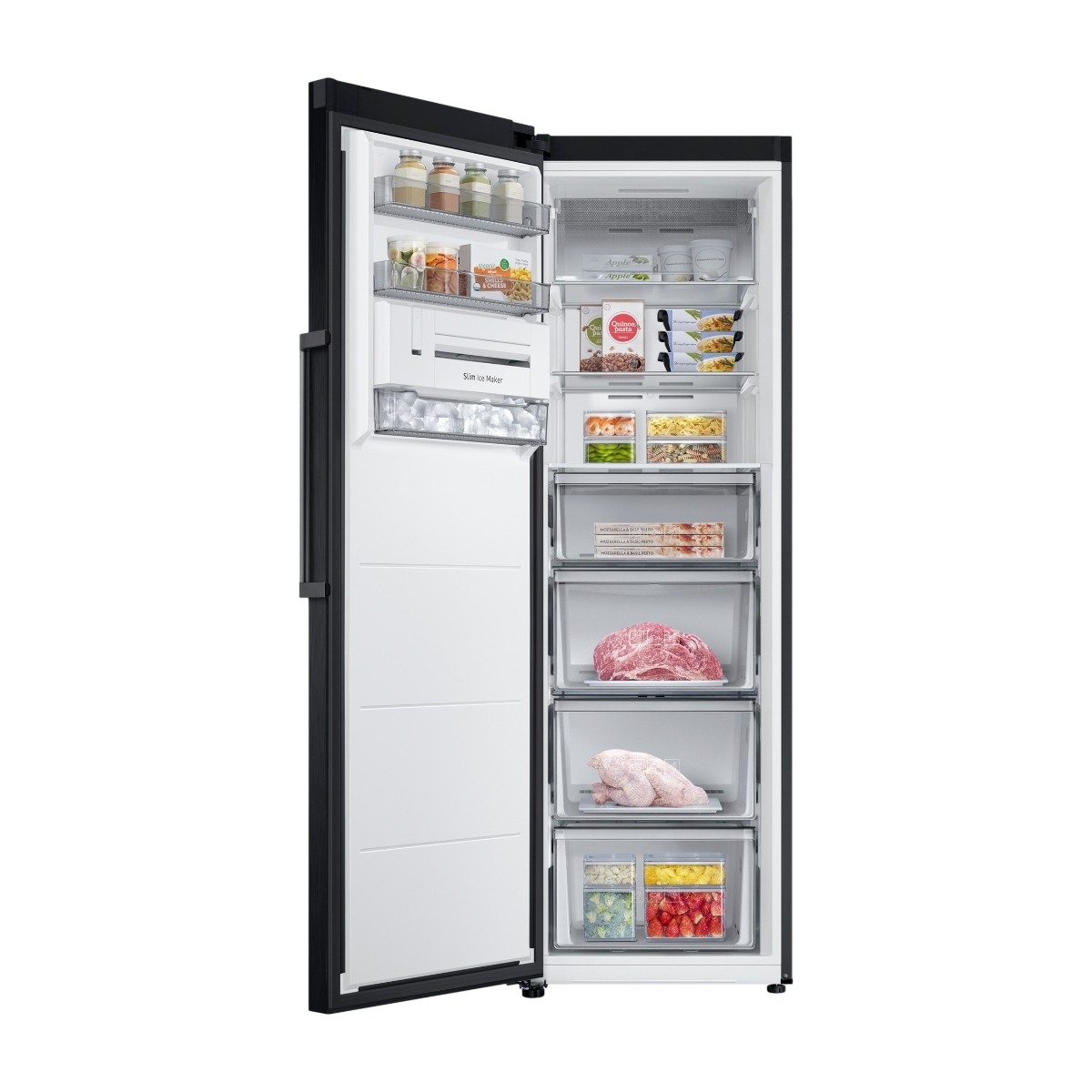 Samsung RZ32C7CDEB1/EF fryser, Black Doi billede 4