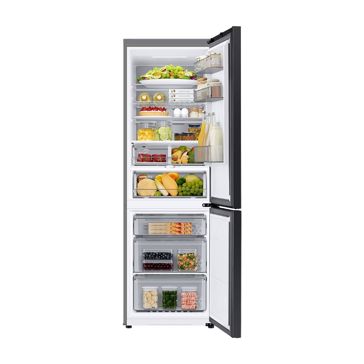 Samsung Bespoke RB34C7B5D22/EF kølefryseskab, Clean Black